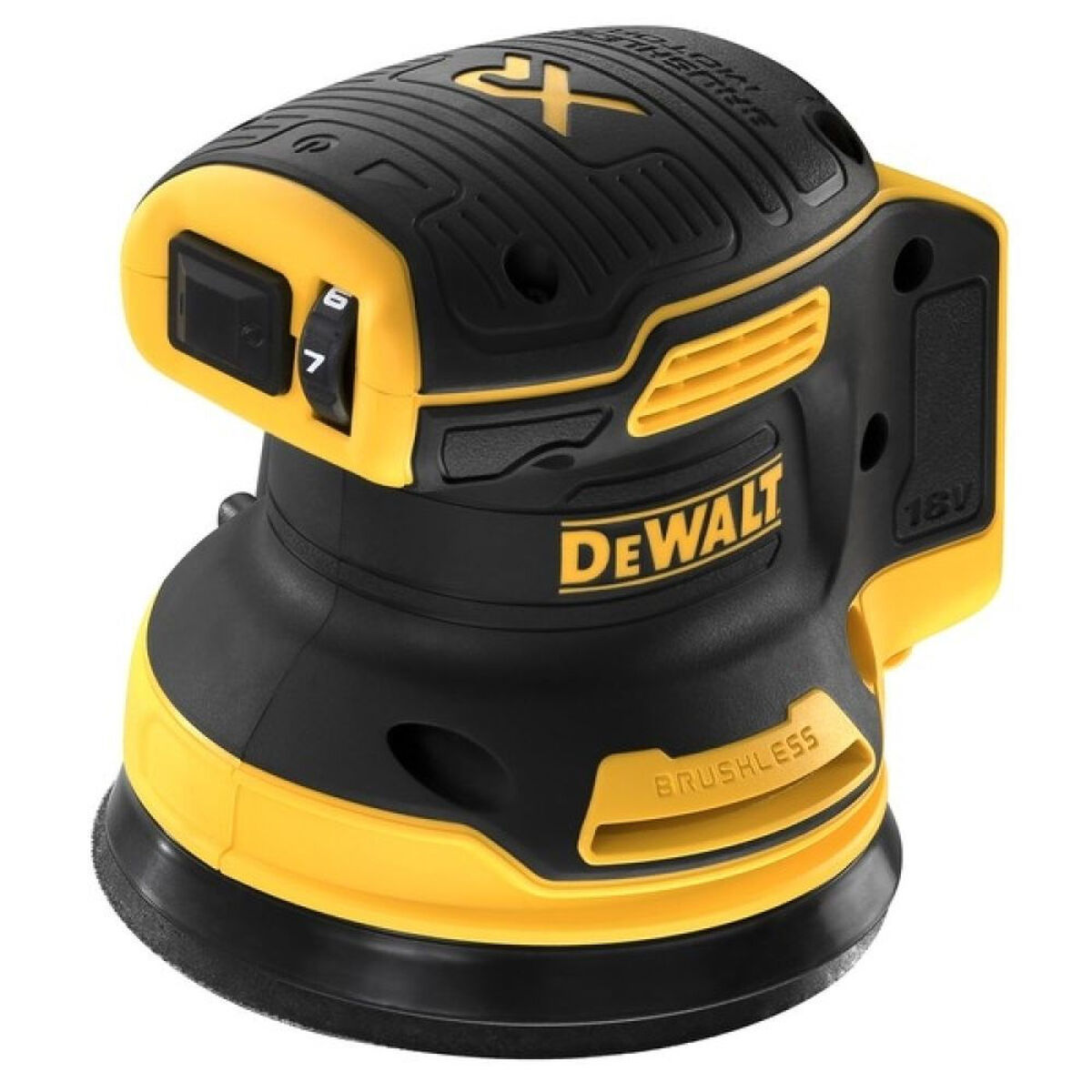 Аккумуляторная эксцентриковая шлифмашина DeWalt DCW210NT (без акк, без з/у) — Фото 1